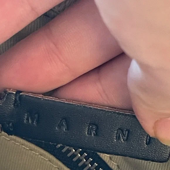 Marni Striped Raffia Tote Beige Blue Woven Crossbody Summer Bag Designer Tote - Picture 7 of 8